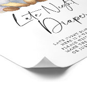 Lams - Late night luierspel Poster (Hoek)