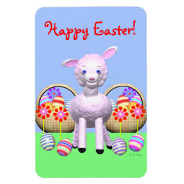 Lamskarakter en Paasmanden Magneet