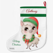 Lamskrans grote kerstkous kerstsok (Achterkant)