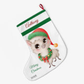 Lamskrans grote kerstkous kerstsok (Achterkant (Hangend))