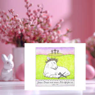 Lamskroon van het Inspirerend Briefkaart van Thorn