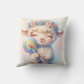 Lamskudde met Lollypop Kussen (Achterkant)