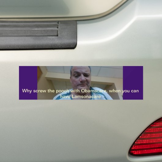 Lamsonacare Bumpersticker (Op auto)