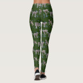 Lamsrazernij Leggings (Donkergroen) (Achterkant)