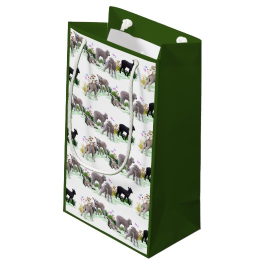 Lamsweide cadeautas (Achterkant Gekanteld)