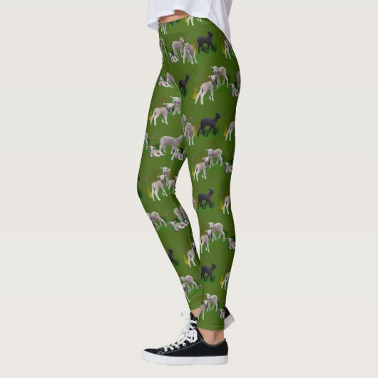 Lamsweide Leggings (Groen) (Links)