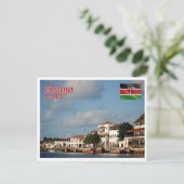 Lamu - Kenia - Panorama - Briefkaart (Staand voorkant)