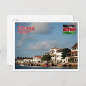 Lamu - Kenia - Panorama - Briefkaart (Voorkant / Achterkant)