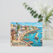 Lamu Town Kenia Briefkaart (Staand voorkant)