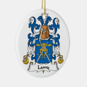 Lamy Family Crest Keramisch Ornament (Rechts)