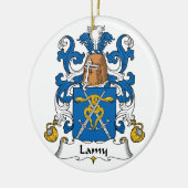 Lamy Family Crest Keramisch Ornament (Links)