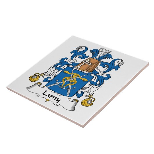 Lamy Family Crest Tegeltje (Zijkant)