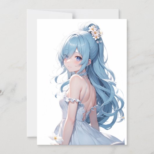 Lan Se Mengjing Magnetische Uitnodiging (Voorkant)