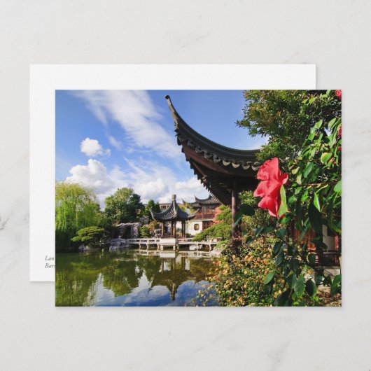 Lan Su Chinese Garden Briefkaart (Voorkant / Achterkant)