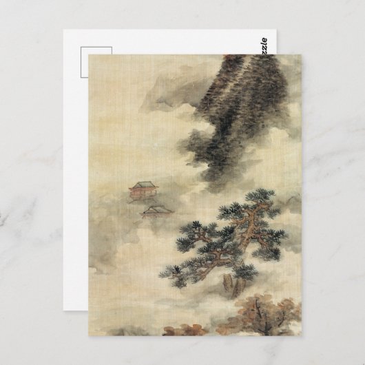 Lan Ying Clearing Autumn Mists in het Chu-gebergte Briefkaart (Voorkant / Achterkant)