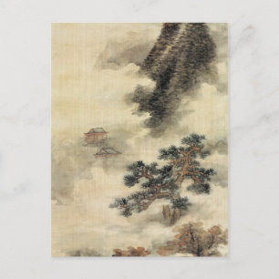 Lan Ying Clearing Autumn Mists in het Chu-gebergte Briefkaart