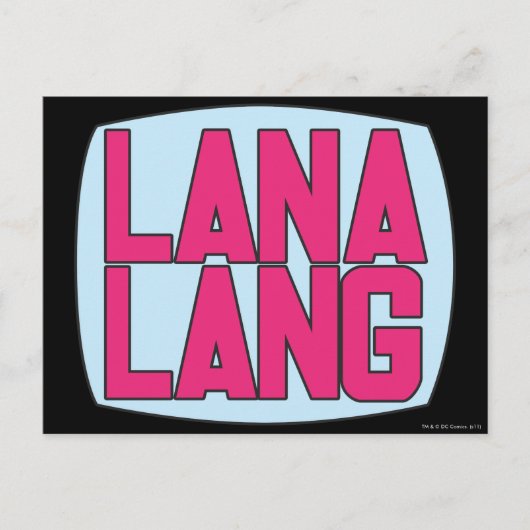Lana Lang Logo Briefkaart (Voorkant)