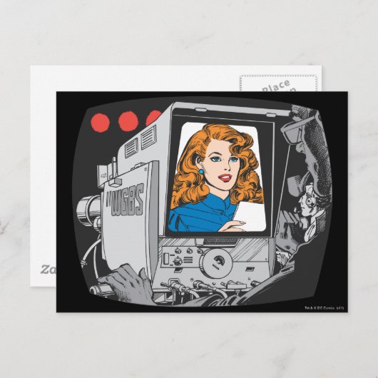 Lana Lang op camera Briefkaart (Voorkant / Achterkant)