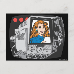 Lana Lang op camera Briefkaart