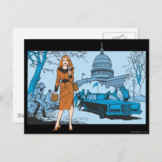 Lana Lang Reporting Briefkaart (Voorkant / Achterkant)