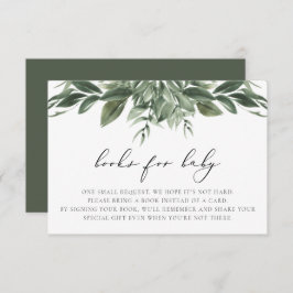 LANA Modern Boho Greenery Boeken voor Baby Kaart