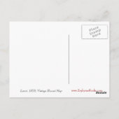 Lanai, 1878,  Hawaii Map Briefkaart (Achterkant)