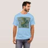 Lanai, 1878, Hawaii Map T-shirt (Voorkant volledig)