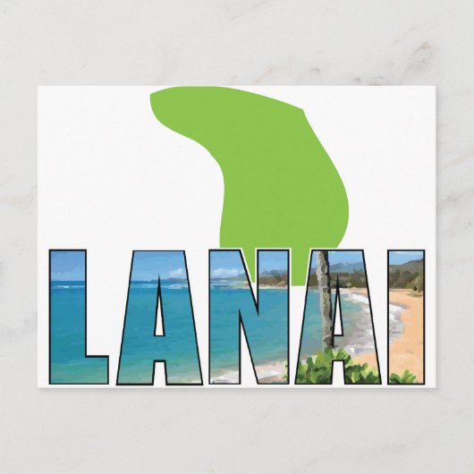 Lanai Briefkaart (Voorkant)