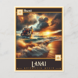 Lanai, Hawaï |  Briefkaart