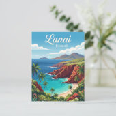 Lanai, Hawaï Briefkaart (Staand voorkant)