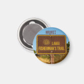 Lanai Hawaii Beach Trail Sign Magneet (Voorkant / Achterkant)