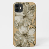 Lanai Hawaiian Hibiscus Faux Wood Case-Mate iPhone Case (Achterkant)