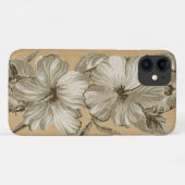 Lanai Hawaiian Hibiscus Faux Wood Case-Mate iPhone Case (Achterkant (horizontaal))
