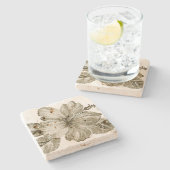 Lanai Hawaiian Hibiscus Tiki Bar Onderzetters (Zijkant)