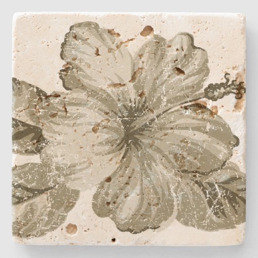 Lanai Hawaiian Hibiscus Tiki Bar Onderzetters (Voorkant)