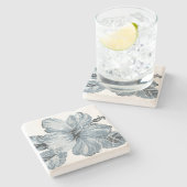 Lanai Hawaiian Hibiscus Tiki Bar Onderzetters (Zijkant)