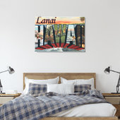 Lanai, HawaiiLarge Letter ScenesLanai, HI Canvas Afdruk (Insitu (Slaapkamer))