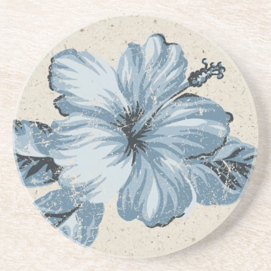 Lanai Hibiscus Hawaiian Tiki Bar Onderzetters (Voorkant)