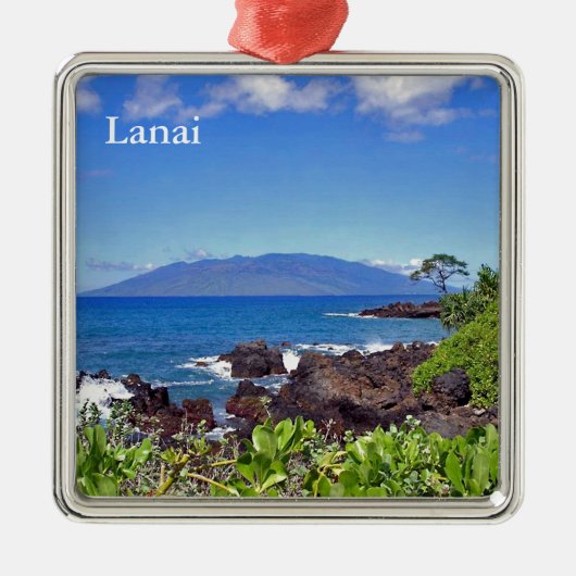 Lanai uit Maui Metalen Ornament (Voorkant)
