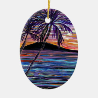 Lanai Zonsondergang Keramisch Ornament