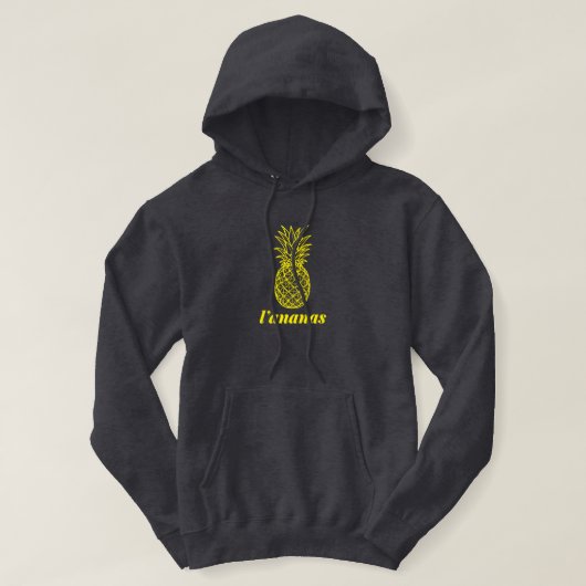 l'ananas hoodie (Design voorkant)