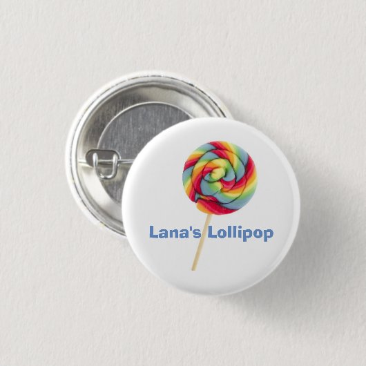 Lana's Lollipop Button 1 (Voorkant /achterkant)