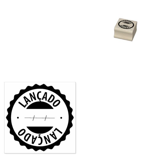 Lançado, Portugese rubberzegel Rubberstempel (Gestempeld)