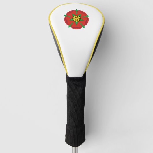 Lancashire County Vlag symbool Verenigd Koninkrijk Golfheadcover (Voorkant)