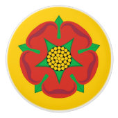 Lancashire County Vlag symbool Verenigd Koninkrijk Keramische Knop (Voorkant)