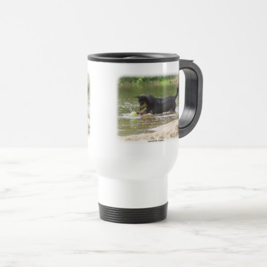 Lancashire Heeler 9R056D-333 Reisbeker (Voorkant rechts)