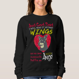 Lancashire Heeler Angel zonder Wings Trui