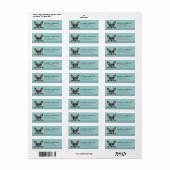 Lancashire Heeler-hond retouradreslabels Etiket (Full Sheet)