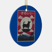 Lancashire Heeler Japans design Kawaii Dog mama Keramisch Ornament (Rechts)