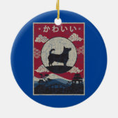 Lancashire Heeler Japans design Kawaii Dog mama Keramisch Ornament (Achterkant)